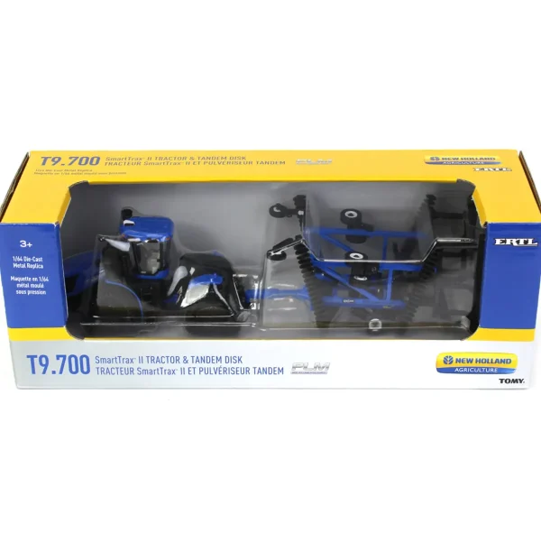 Manufacturer_ERTL Tractors<1/64 New Holland T9.700 SmartTrax II with PLM Intelligence & Folding Disc