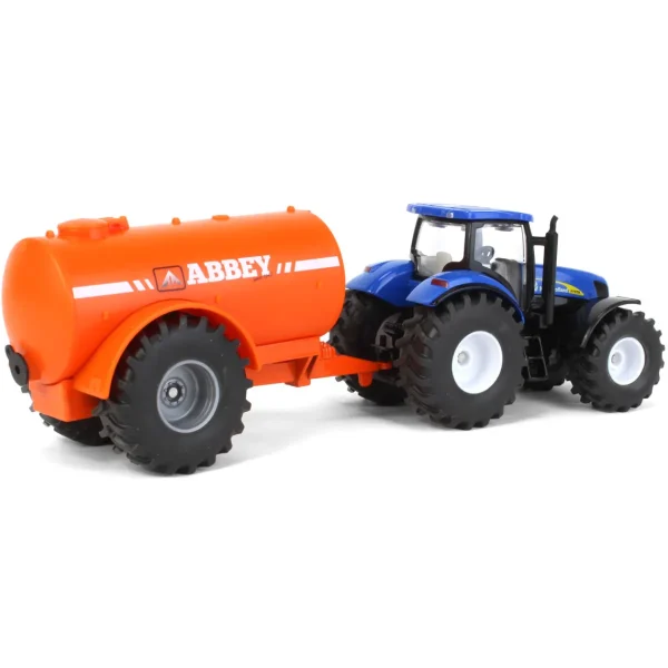 Manufacturer_SIKU Tractors | Implements<1/50 New Holland Tractor with Single-Axle Abbey Vacuum Tanker by SIKU