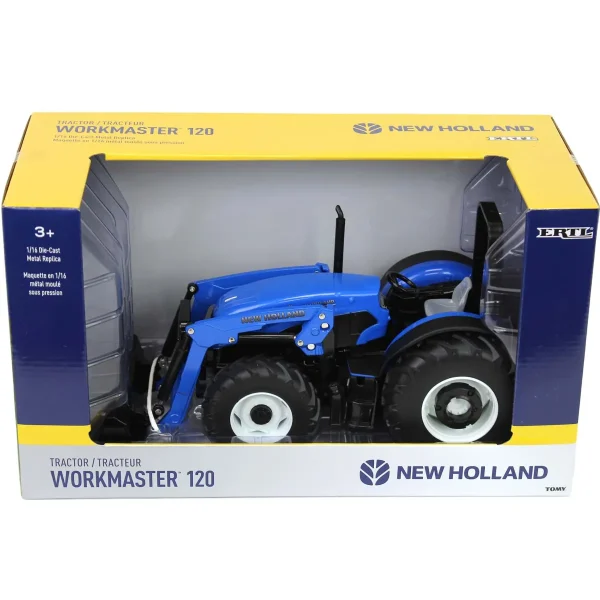 Manufacturer_ERTL Tractors<1/16 New Holland Workmaster 120 Tractor with Loader