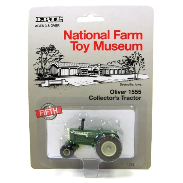Manufacturer_ERTL Tractors<1/64 Oliver 1555, 5th in National Farm Toy Museum Series