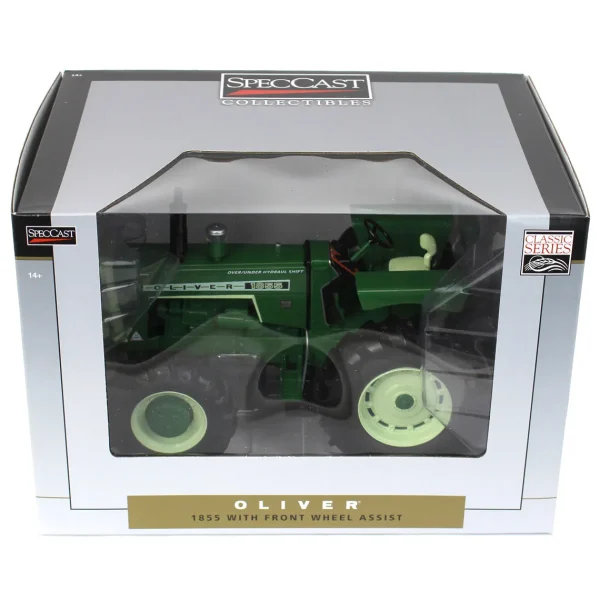 Manufacturer_SpecCast Tractors<1/16 Oliver 1855 Tractor with Front Wheel Assist