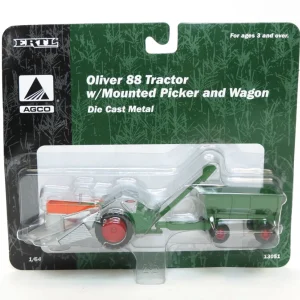 Manufacturer_ERTL Tractors | Implements<1/64 Oliver 88 with Mounted Picker & Wagon