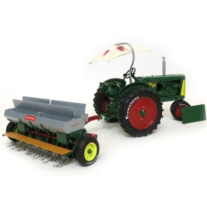Manufacturer_SpecCast Tractors | Implements<1/16 Oliver Row Crop 66 with Case DF Grain Drill, Firestone Series