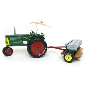 Manufacturer_SpecCast Tractors | Implements<1/16 Oliver Row Crop 66 with Case DF Grain Drill, Firestone Series