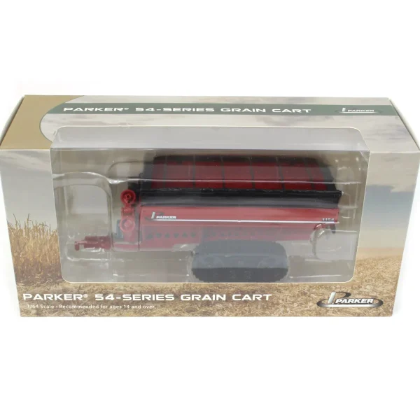 Manufacturer_SpecCast Implements<1/64 Parker 1154 Grain Cart with Tracks, Red