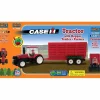 Outback Toys Implements | Games & Puzzles<318 Piece Block Set - Case IH Magnum Tractor with Farmer & Grain Trailer