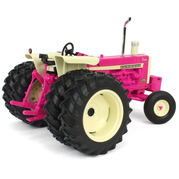 Manufacturer_ERTL Tractors<Pink Limited Edition ~ 1/16 IH Farmall 1206 w/ Rear Duals, ERTL Prestige Collection, 2nd in OBT Exclusive Series