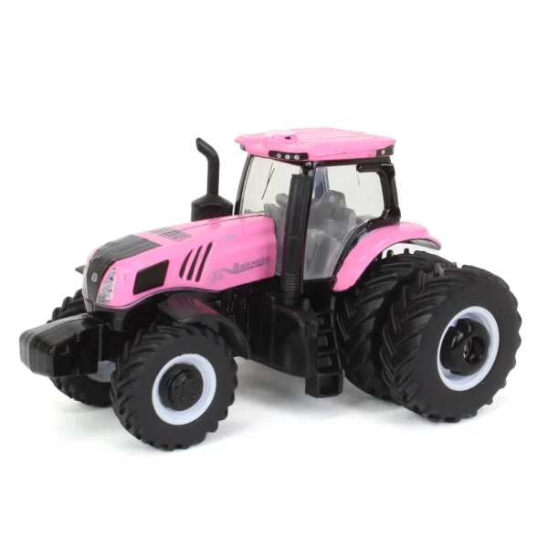 Manufacturer_ERTL Tractors<1/64 Pink New Holland Genesis T8.380 Tractor with Rear Duals