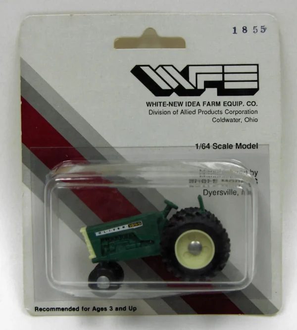 Manufacturer_Scale Models Tractors<1/64 Plastic Oliver 1855 Narrow Front, Made in the USA