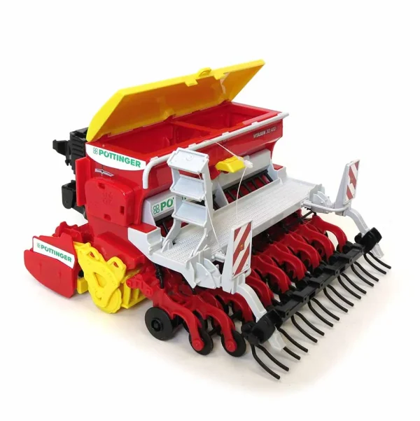 Manufacturer_Bruder Toys Implements<1/16 Pottinger Vitasem 302 ADD Harrow-Mounted Seed Drill by Bruder