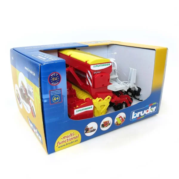 Manufacturer_Bruder Toys Implements<1/16 Pottinger Vitasem 302 ADD Harrow-Mounted Seed Drill by Bruder
