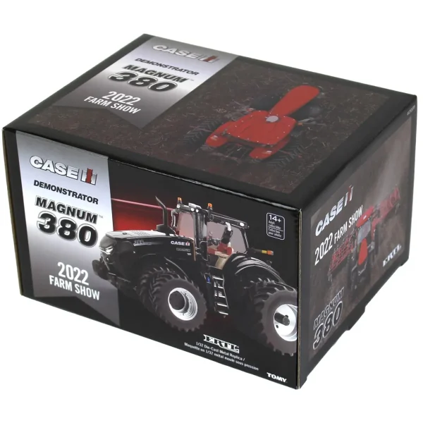 Manufacturer_ERTL Tractors<Red Chase Unit ~ 1/32 Case IH AFS Connect Magnum 380 Demonstrator, 2022 Farm Show