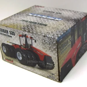 Manufacturer_ERTL Tractors<Red Chrome Chase Unit ~ 1/32 Case IH Steiger 535 4WD with Triples, 2010 Farm Show