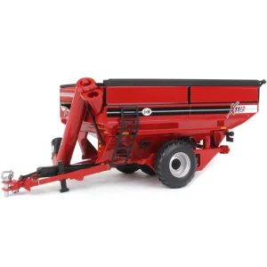 Manufacturer_SpecCast Implements<1/64 Red J&M 1112 X-Tended Reach Grain Cart with Tandem Walking Duals