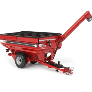 Manufacturer_SpecCast Implements<1/64 Red J&M 1112 X-Tended Reach Grain Cart with Tandem Walking Duals