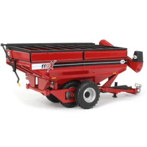 Manufacturer_SpecCast Implements<1/64 Red J&M 1112 X-Tended Reach Grain Cart with Tandem Walking Duals