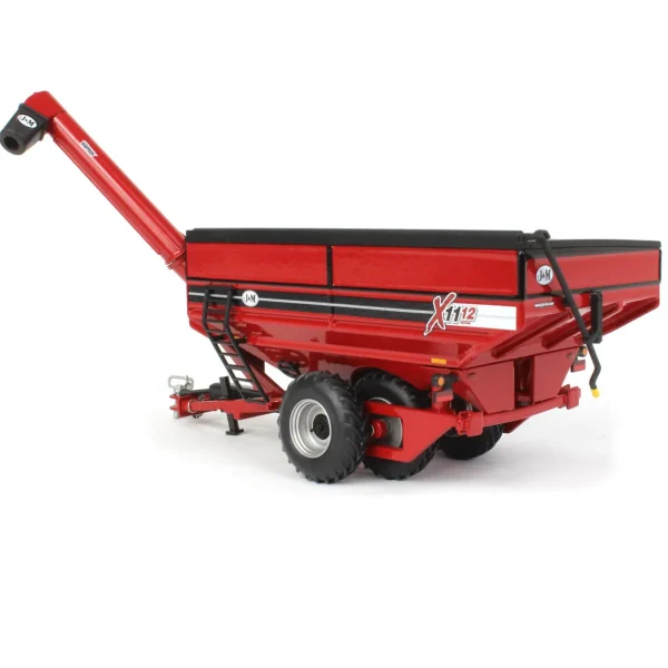 Manufacturer_SpecCast Implements<1/64 Red J&M 1112 X-Tended Reach Grain Cart with Tandem Walking Duals