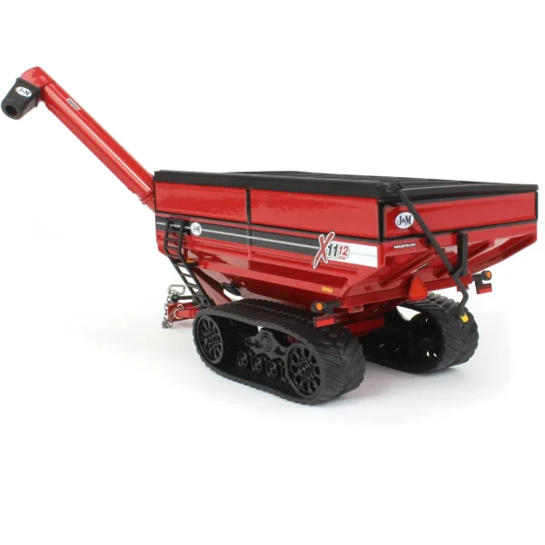 Manufacturer_SpecCast Implements<1/64 Red J&M 1112 X-Tended Reach Grain Cart with Tracks