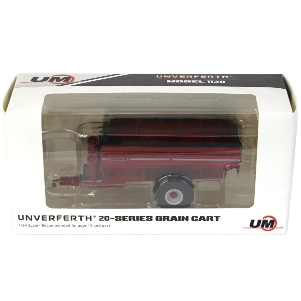 Manufacturer_SpecCast Implements<1/64 Red Unverferth 1120 Grain Cart with Flotation Tires