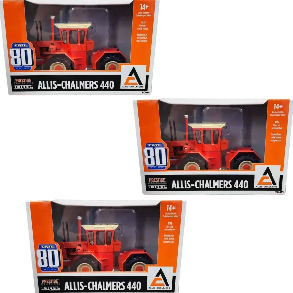 Manufacturer_ERTL Tractors<Sealed Case of 3 ~ 1/32 Allis Chalmers 440 4WD, ERTL 80th Anniversary, Prestige Collection