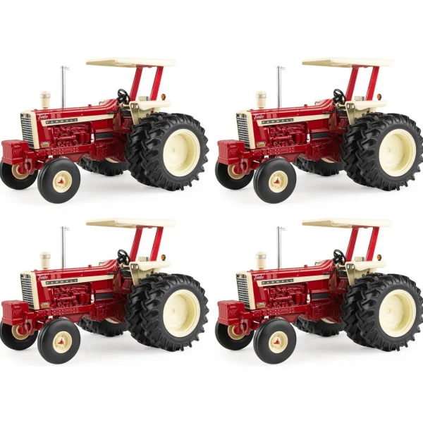 Manufacturer_ERTL Tractors<Sealed Case of 4 ~ 1/32 Farmall 1206 w/ ROPS, Rear Duals & 3-point Hitch, 2023 Farm Show