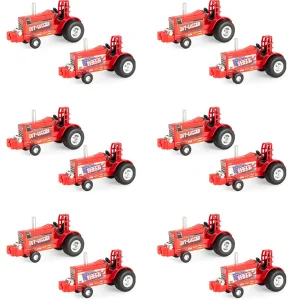 Manufacturer_ERTL Pulling Tractors<Sealed Case of 12 ~ 1/64 International "Out-Lugger" & "Sixty-Sixer" Vintage Pulling Tractors