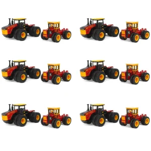 Manufacturer_ERTL Tractors<Sealed Case of 6 ~ 1/64 Versatile 145 & 620 Tractor Set, ERTL Prestige Collection
