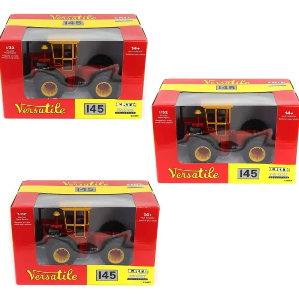 Manufacturer_ERTL Tractors<Sealed Case of 3 ~ 1/32 Versatile 145 with Front & Rear Duals, ERTL Prestige Collection