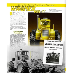 Manufacturer_ERTL Tractors<Sealed Case of 3 ~ 1/32 Wagner WA-17 Tractor, 2024 National Farm Toy Show