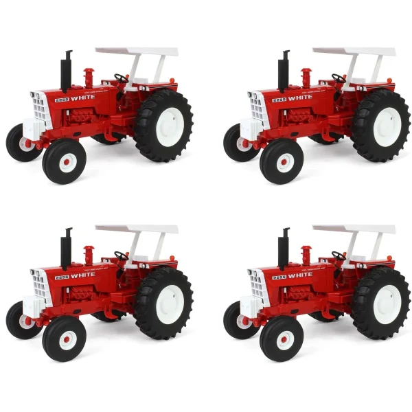 Manufacturer_ERTL Tractors<Sealed Case of 4 ~ 1/16 White 2255 2WD with ROPS & Canopy, ERTL Prestige Collection
