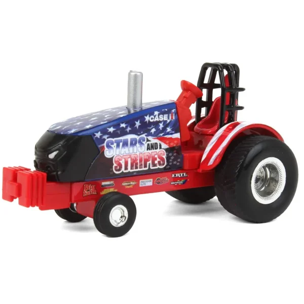 Manufacturer_ERTL Tractors | Pulling Tractors<Set of 2 ~ 1/64 Case IH "Stars & Stripes" & "Full Pull" Magnum Pulling Tractors