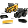 Manufacturer_ERTL Implements | Loaders<Set of 2 ~ 1/16 High Detail Caterpillar Wheeled 272D3 Skid Steer Loaders, ERTL Exclusive
