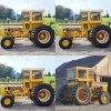 Manufacturer_SpecCast Tractors<Set of 4 ~ 1/16 High Detail Minneapolis Moline G1000 Vista with Cab