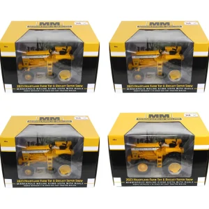Manufacturer_SpecCast Tractors<Set of 4 ~ 1/16 High Detail Minneapolis Moline G-1000 Vista Wide Front with Rear Duals