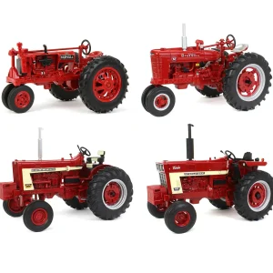 Manufacturer_ERTL Tractors<Set of 4 ~ 1/16 Limited Edition Farmall 100th Anniversary Tractors