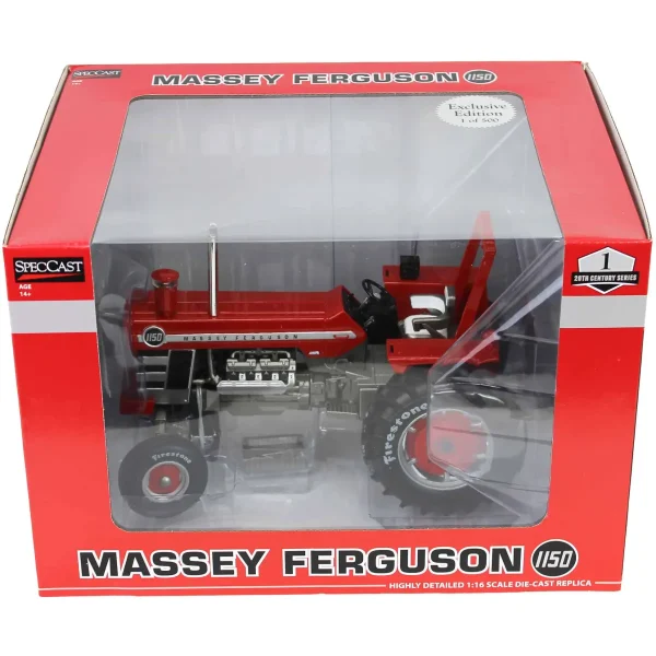 Manufacturer_SpecCast Tractors<Set of 2 ~ 1/16 Massey Ferguson 1150 with Firestone Tires