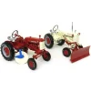 Manufacturer_SpecCast Implements | Tractors<Set of (2) 1/16 IH McCormick Farmall Cubs with Firestone Tires