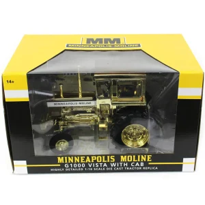 Manufacturer_SpecCast Tractors<Set of 4 Chrome Units ~ 1/16 High Detail Minneapolis Moline G1000 Vista with Cab