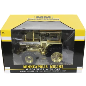 Manufacturer_SpecCast Tractors<Set of 4 Chrome Units ~ 1/16 High Detail Minneapolis Moline G1000 Vista with Cab
