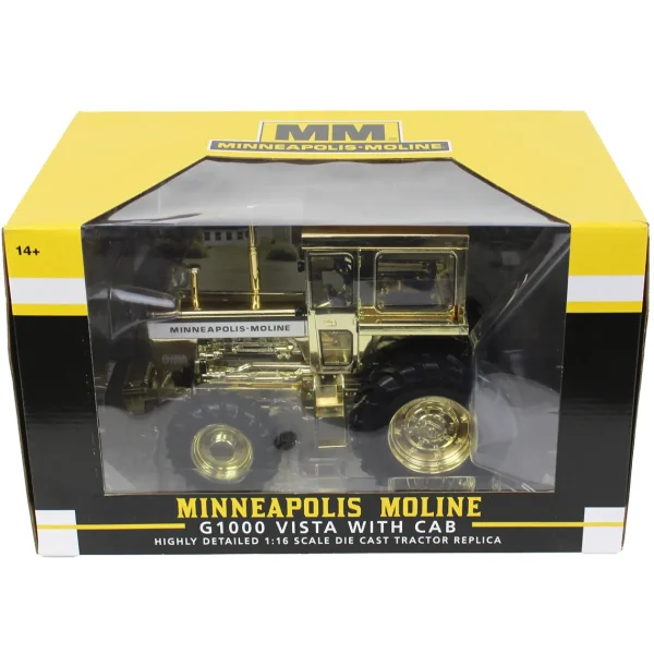 Manufacturer_SpecCast Tractors<Set of 4 Chrome Units ~ 1/16 High Detail Minneapolis Moline G1000 Vista with Cab