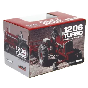 Manufacturer_ERTL Tractors<Silver Chase Unit ~ 1/64 IH Farmall 1206 Turbo Tractor with Rear Duals, ERTL Prestige Collection
