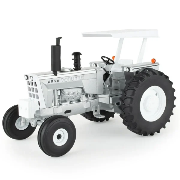 Manufacturer_ERTL Tractors<Silver Chase Unit ~ 1/16 White 2255 2WD with ROPS & Canopy, ERTL Prestige Collection
