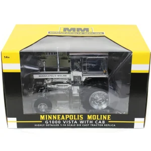 Manufacturer_SpecCast Tractors<Silver Chrome Unit ~ 1/16 High Detail Minneapolis Moline G1000 Vista 2WD with Cab