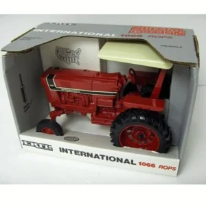 Manufacturer_ERTL Tractors<1/16 Special Edition International 1066 Black Stripe with Canopy & ROPS