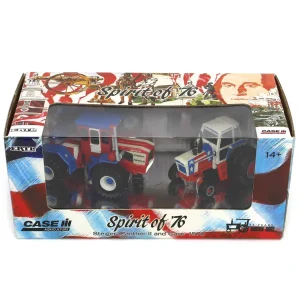 Manufacturer_ERTL Tractors<1/64 Spirit of '76 Set w/ Steiger Panther II & Case 1570, Toy Tractor Times