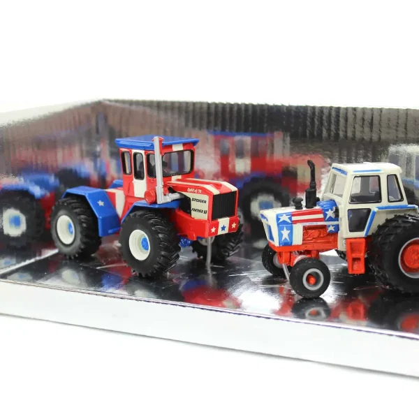 Manufacturer_ERTL Tractors<1/64 Spirit of '76 Set w/ Steiger Panther II & Case 1570, Toy Tractor Times