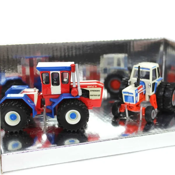Manufacturer_ERTL Tractors<1/64 Spirit of '76 Set w/ Steiger Panther II & Case 1570, Toy Tractor Times