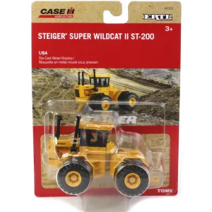Manufacturer_ERTL Tractors<1/64 Steiger Super Wildcat II Industrial Yellow Tractor