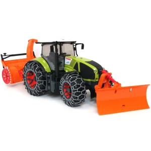 Outback Toys Tractors<1/16th Claas Axion 950 Tractor w/ Snow Blower, Tire Chains & Snow Plow