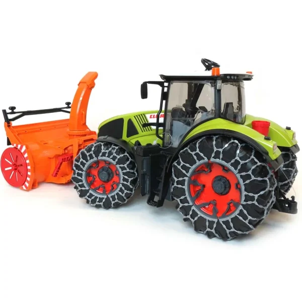 Outback Toys Tractors<1/16th Claas Axion 950 Tractor w/ Snow Blower, Tire Chains & Snow Plow